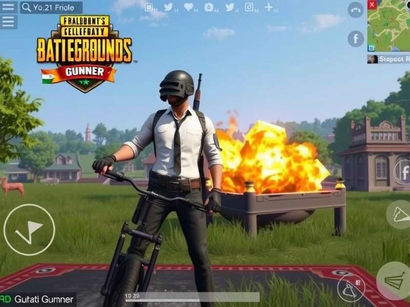PUBG Gujarati Gunner Mobile Interface